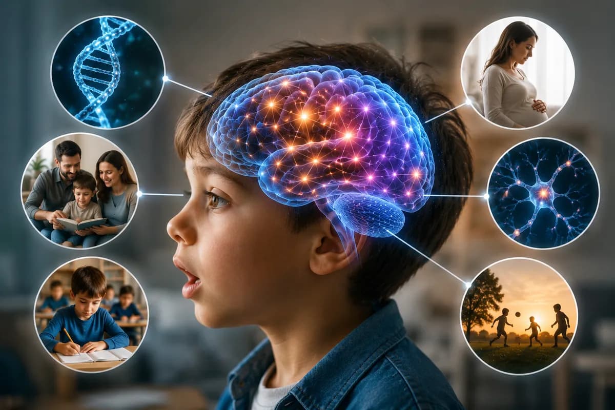 علت ADHD چیست؟ نقش ژنتیک، محیط و عوامل دوران بارداری